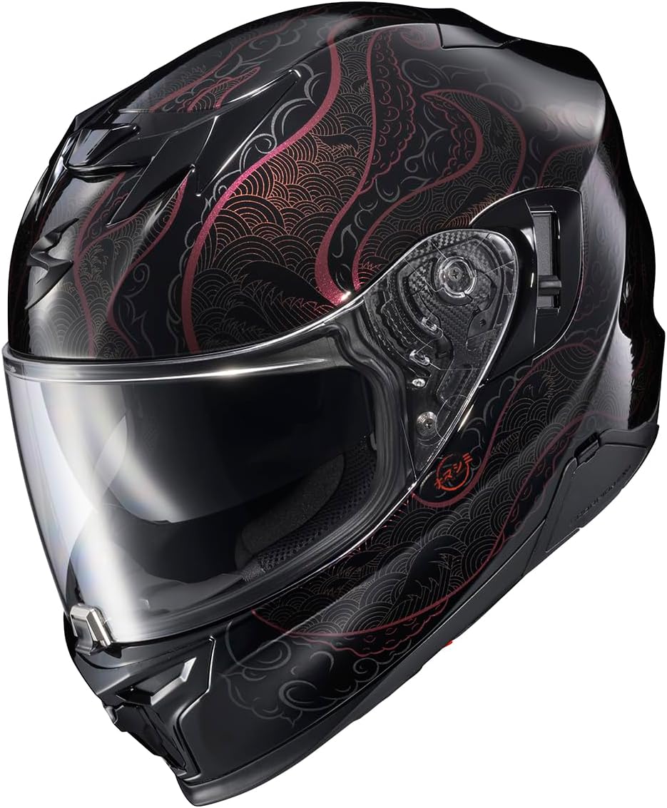 T520 Full Face Touring Motorcycle Helmet with Bluetooth Ready Speaker Pockets DOT ECE Approved Nama-Shimi