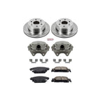 PowerStop Replacement Brake Pad Rotor Caliper Kit Rear KCOE6562