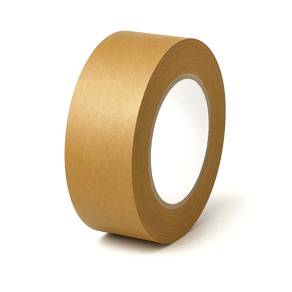 Framer Supply Pressure Sensitive Kraft Paper Tape – Premium Brown Kraft Packaging & Framing Tape, Box Sealing