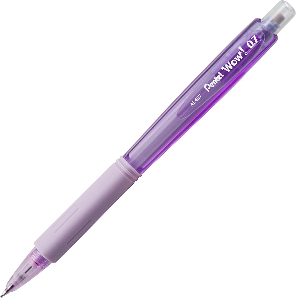 Color Shades Writing Pack - Includes; Pencil, Pens, and Erasers- Pastel Violet (BLBKALZBPV)