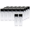 4ML Small Clear Glass Vials with Screw Caps, 20 PCS