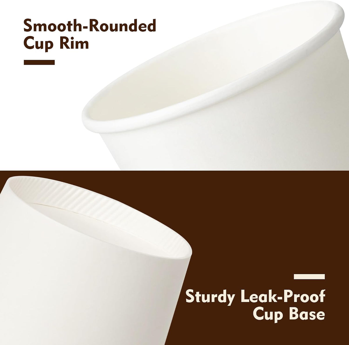 16 oz 50 Pack Coffee Cups with Lids & Sleeves