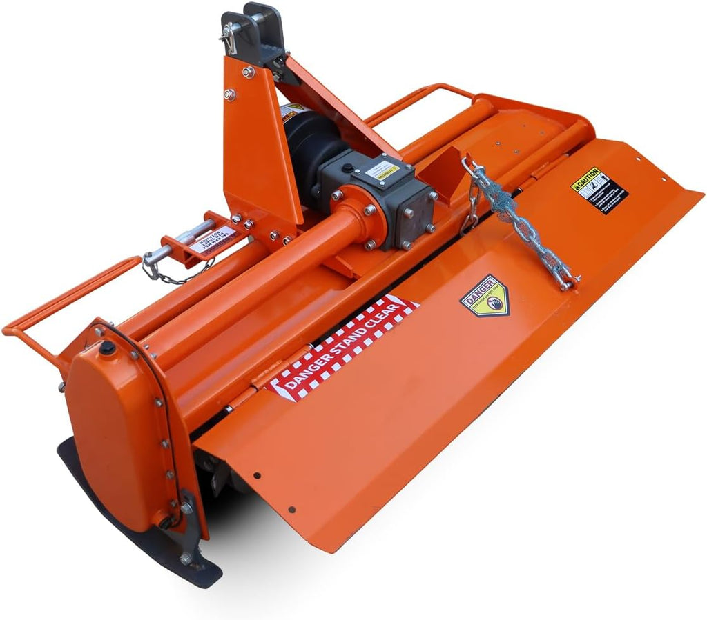 3 Point Hitch Rotary Tiller 42'' for Tractor Attachment, Fit 20-30HP Cat 1 Tractors, 540 RPM PTO Driven Cultivator