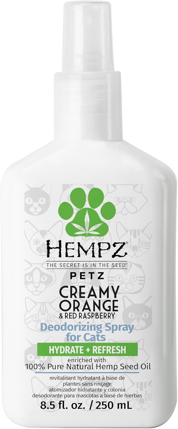Petz, Cat Deodorizing Spray, Orange & Red Raspberry, 8.5 fl. oz.