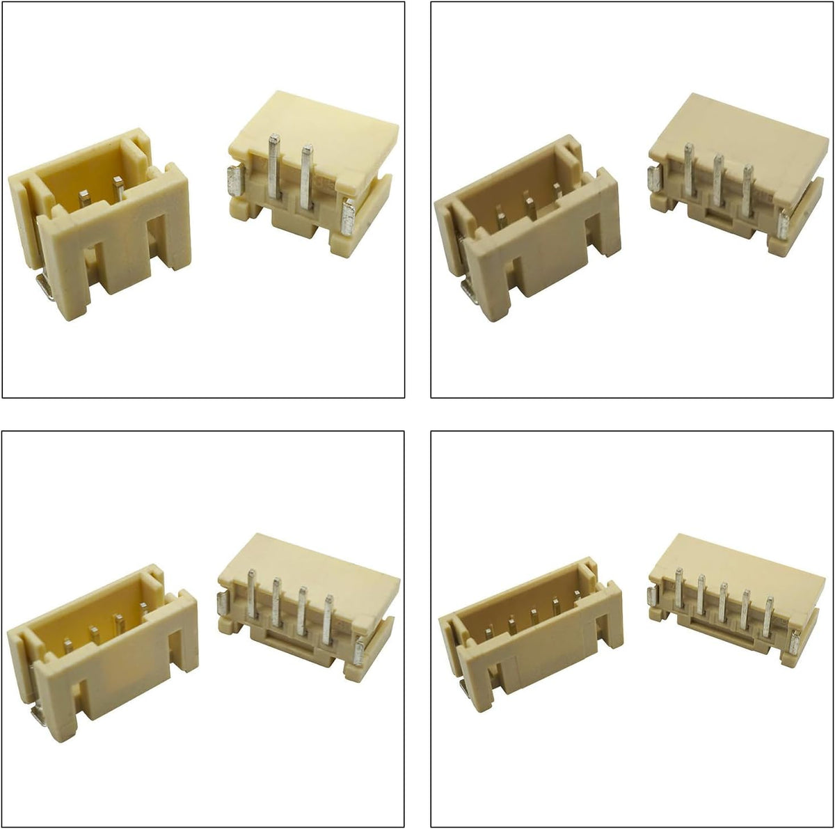 JST SMT Connector Socket, JST PH 2.0 2.0MM 2Pin 3Pin 4Pin 5Pin 6Pin 7Pin 8Pin 9Pin 10Pin 12Pin Micro SMD Header PCB Board Surface Mount Mounting Top Type Vertical Header (JTS-PH2.0-SMT-Ver)