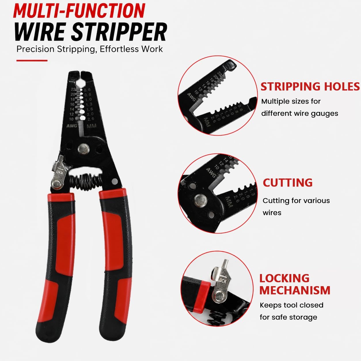 Solar Wire Crimper Tool Kit 14-10 AWG with 12 PCS MC4 Connectors | Includes Wire Crimping Tool and Stripper,2 Spanner