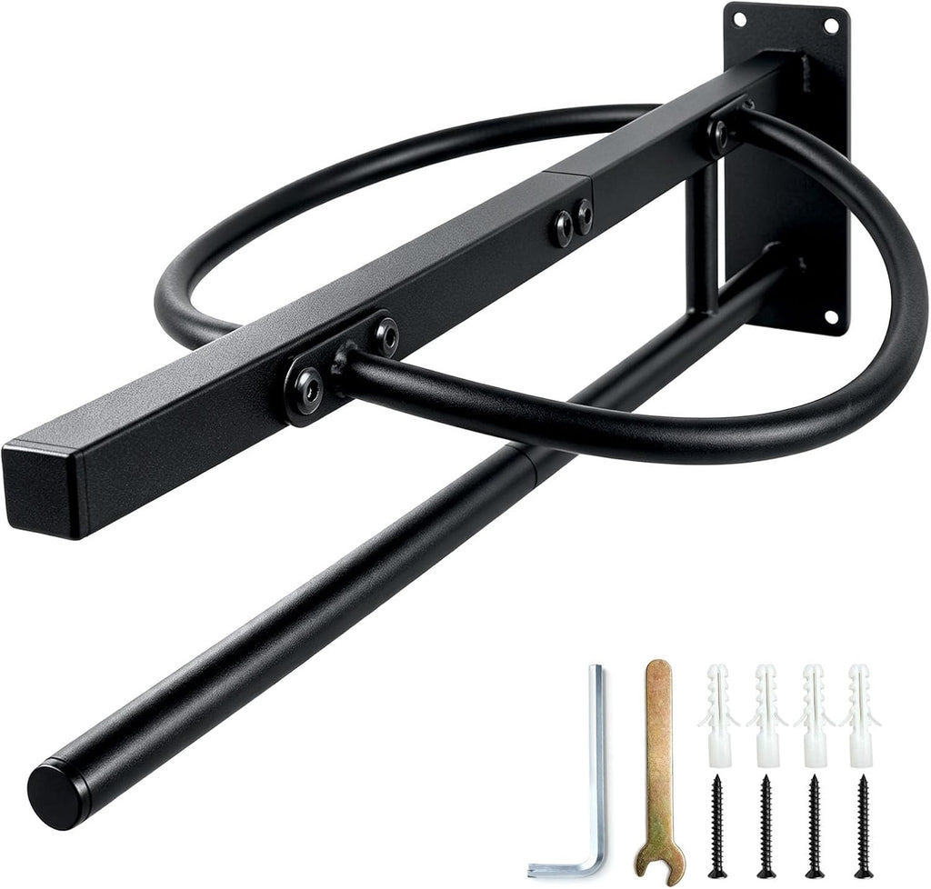 Saddle Rack with Pad Bar, Heavy-Duty Wall Mounted Horse Saddle Stand