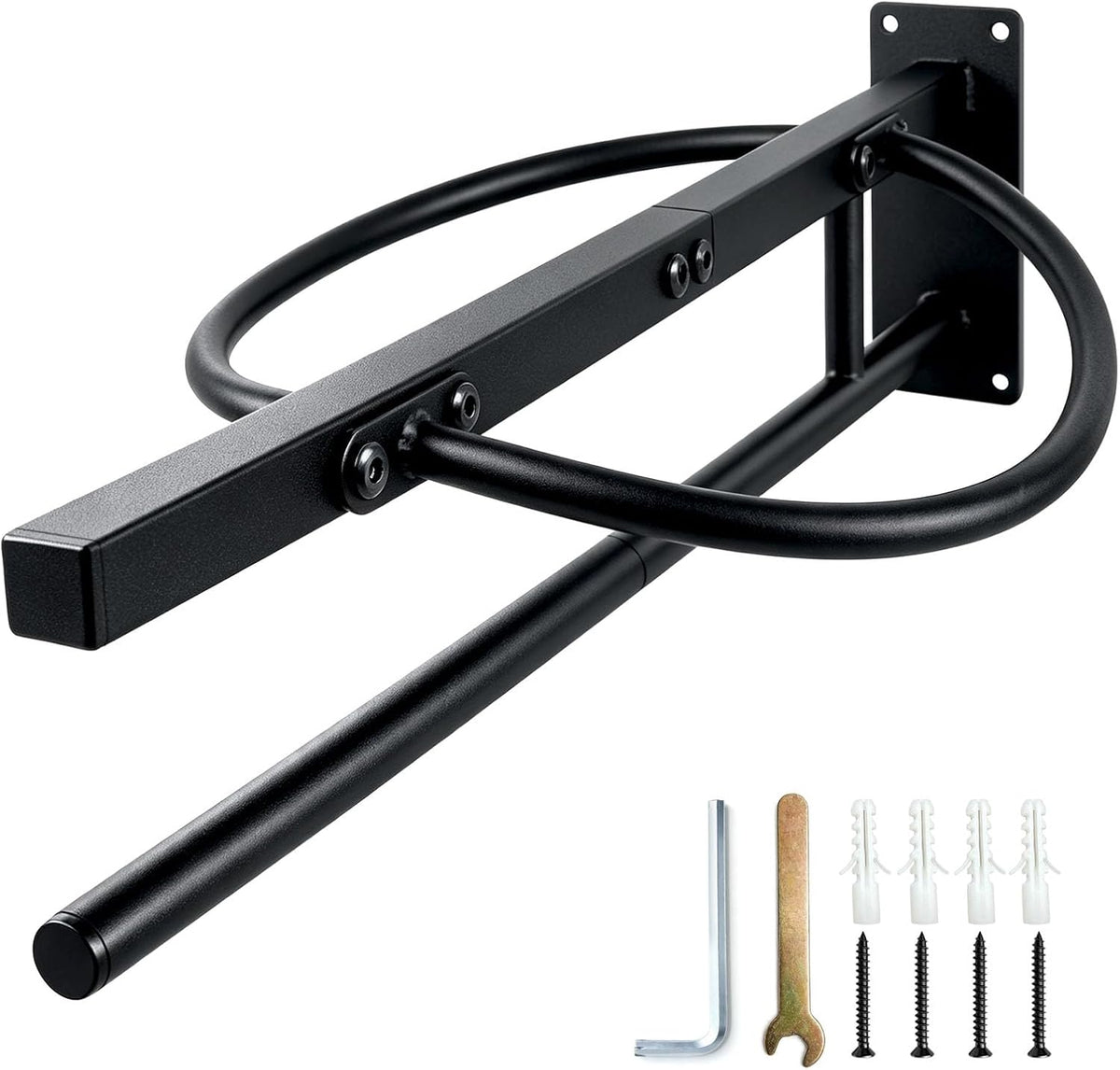 Saddle Rack with Pad Bar, Heavy-Duty Wall Mounted Horse Saddle Stand