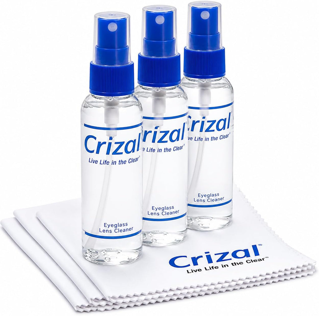 Eyeglass Cleaner Kit | 6-Pack with Lens Cleaner Spray & Premium Microfiber Cleaning Cloth | Designed & Tested by