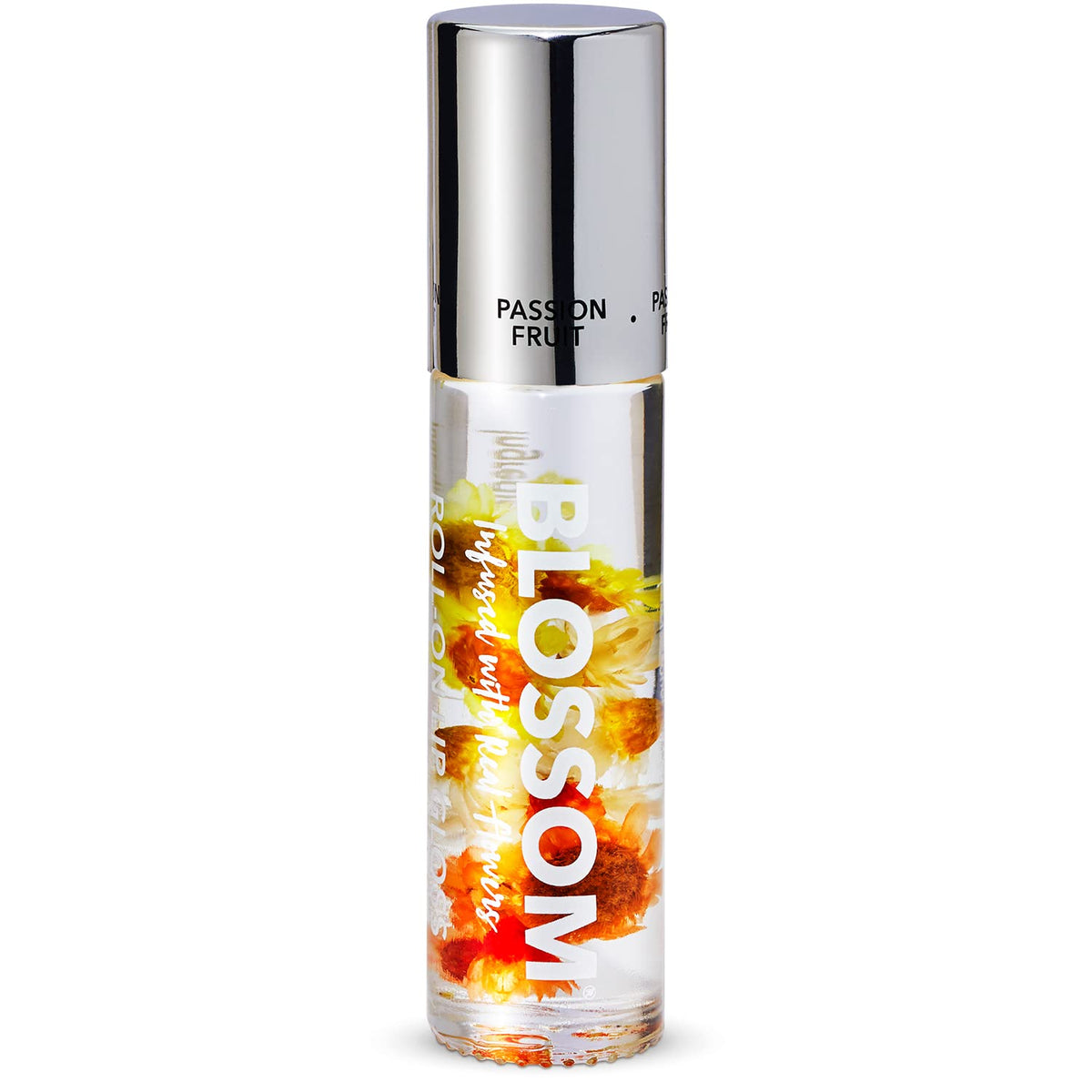 Roll on Lip Gloss, Infused with Real Flowers, Passion Fruit, 0.2oz
