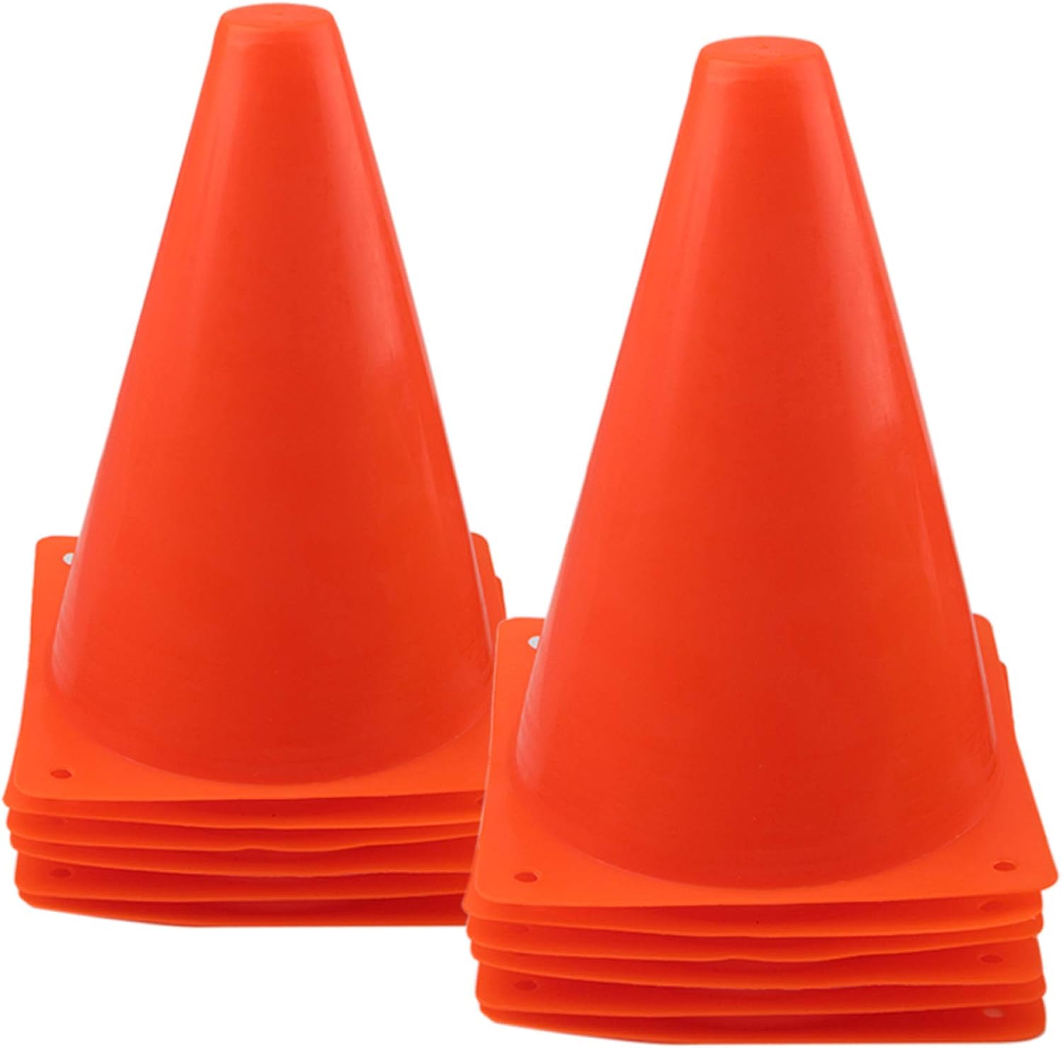 7 Inch Plastic Traffic Cones Sport Training Agility Marker Cone