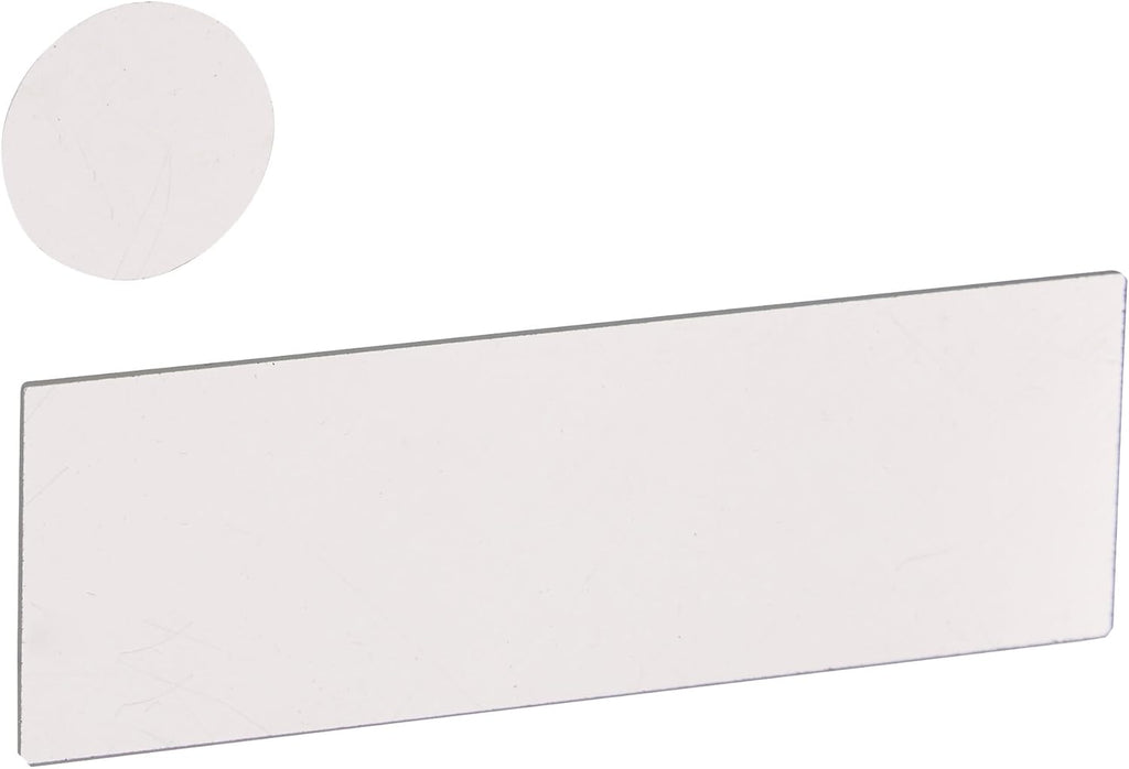 BS-50P-C-R BS-50P-C 50pc Blank Pre-Cleaned Microscope Glass | 50 Blank 1 x 3 Inch Microscope Slides with 100 Round 18