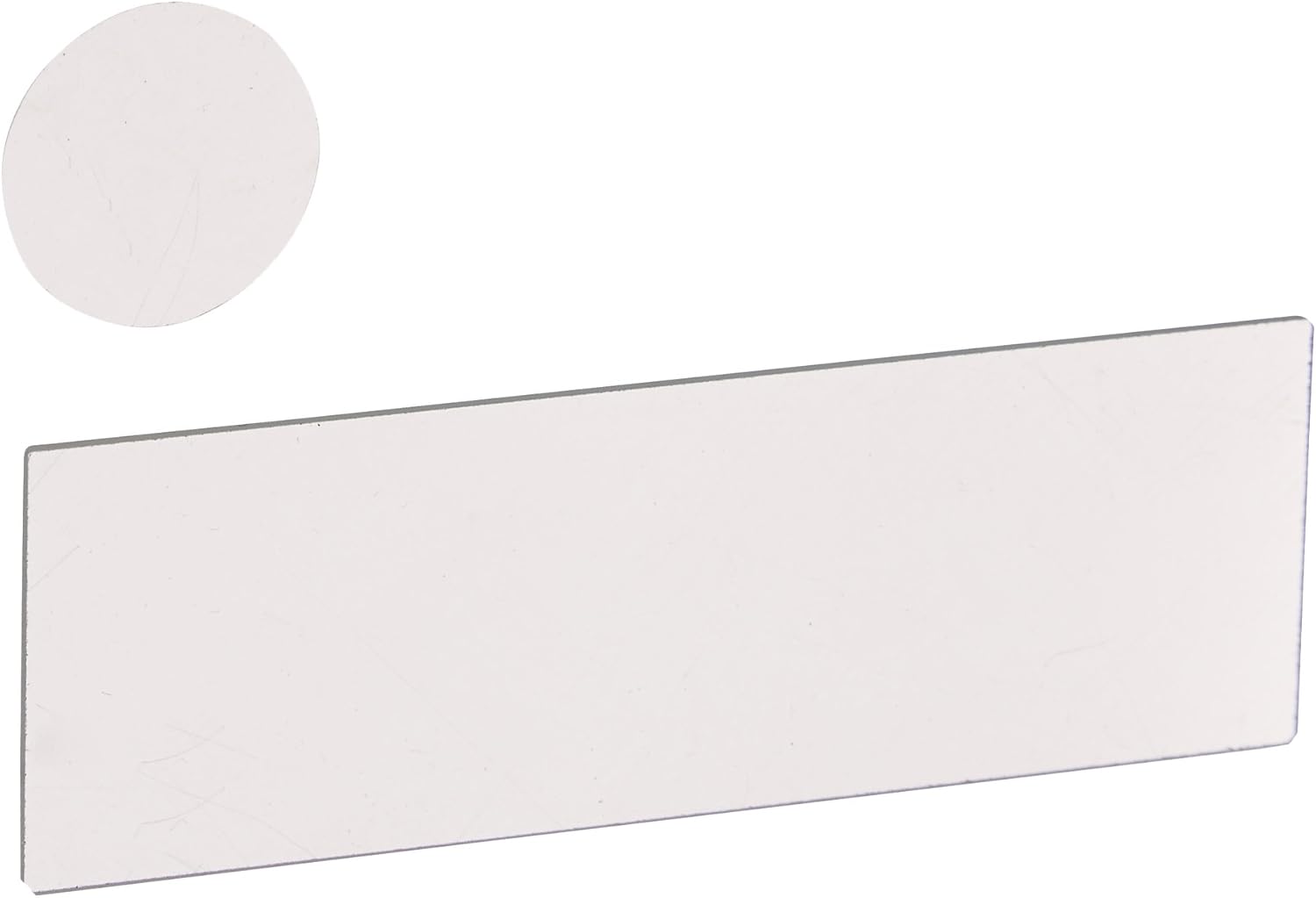 BS-50P-C-R BS-50P-C 50pc Blank Pre-Cleaned Microscope Glass | 50 Blank 1 x 3 Inch Microscope Slides with 100 Round 18
