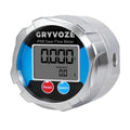 1/4 in NPT Digital Gear Flow Meter, 0.026-5.28 GPM, 0.5% Accuracy