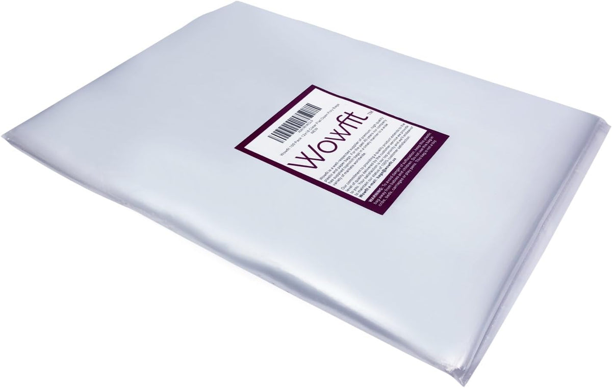 21x31 Clear Flat Poly Bags, 10 CT, 1.6 Mil, Bread & Pastry Proofing