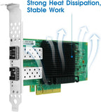 Mellanox ConnectX-5 Ex 25Gb/s Dual SFP28 Ethernet Card, PCIe 3.0 x8, RDMA Direct Access, InfiniBand Compatible, Ultra Low Latency Server Network Card