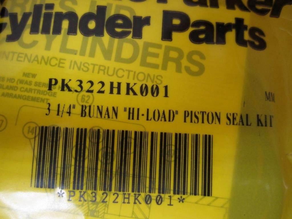 Parker 2H 3-1/4" Buna-N Piston Seal Kit, PK322HK001
