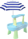 Beach Umbrella for Kids Water Table & Picnic Table Shade, Heavy-Duty Children's Portable Outdoor Umbrella, 47 Inch UV