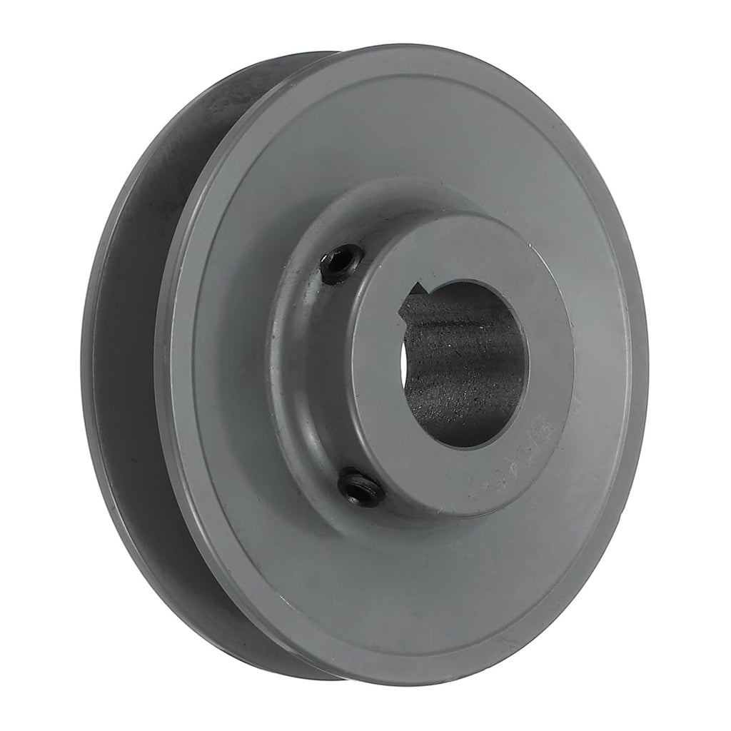 uxcell BK45-1 V-Belt Sheave 1" Bore, 4.25" OD, Single Groove Web Sheave