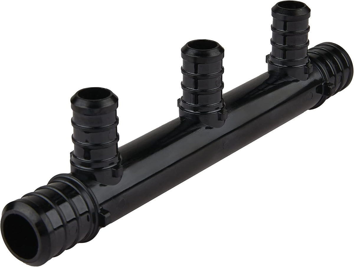 2Pcs EFIELD 3 Ports Open Poly PPSU Barb Crimp Pex Manifold(PPSU1807015-2)
