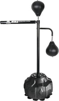 Boxing Spinning Bar Punching Bags MMA Training & Home Gym Workout | Punching Bag with 2 Speed Ball for Adults and Youth