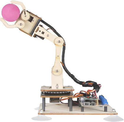 5DOF Robotic Arm, Programmable DIY Coding Kit for Arduino IDE | STEM Educational 5 Axis Build Robots Arms,Robot