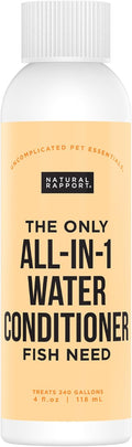 Aquarium Water Conditioner, All-in-1 Dechlorinator, 4 oz | 11-ingredient all-in-1, treats 240 gal - Removes ammonia