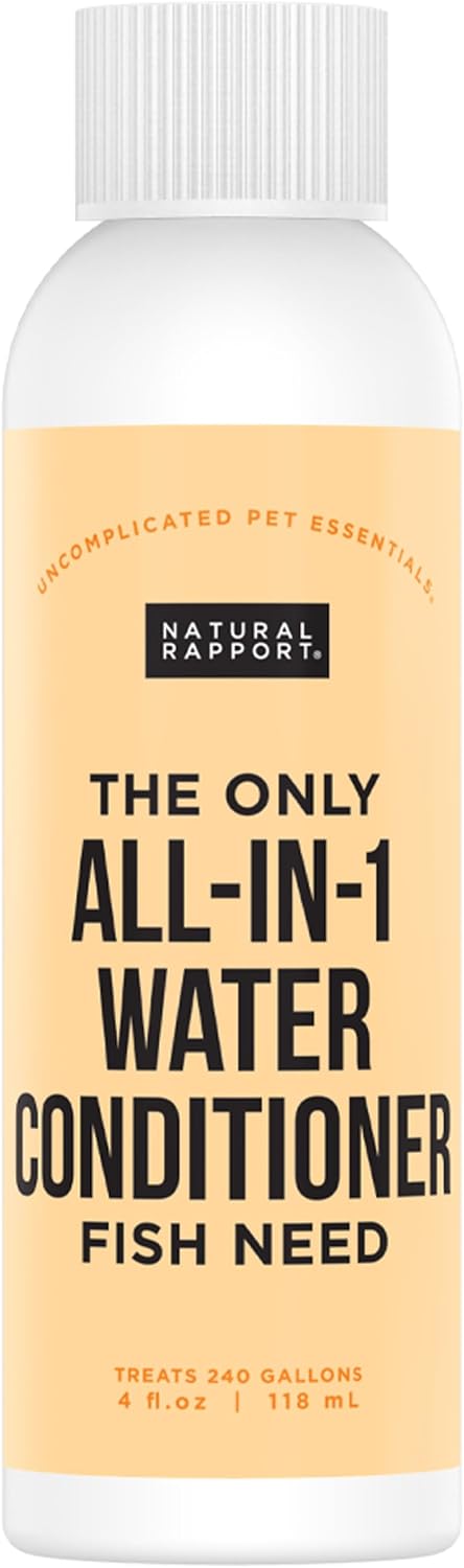 Aquarium Water Conditioner, All-in-1 Dechlorinator, 4 oz | 11-ingredient all-in-1, treats 240 gal - Removes ammonia