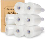 8 Pack 5in Mini Roll Stretch Film (8000ft | 1000ft/Roll) for Packing