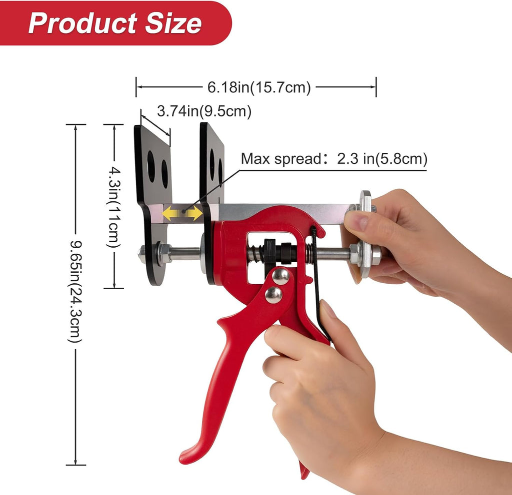 Brake Caliper Compression Tool, 4 Piston Brake Caliper Tool for Single/Twin/Quad Piston Calipers, 29100 Brake Pad
