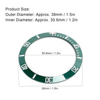 4Pcs Ceramic Watch Bezel Insert, 38mm Watch Bezel Insert Ring Replacement, Watch Bezel Insert for Watch Parts