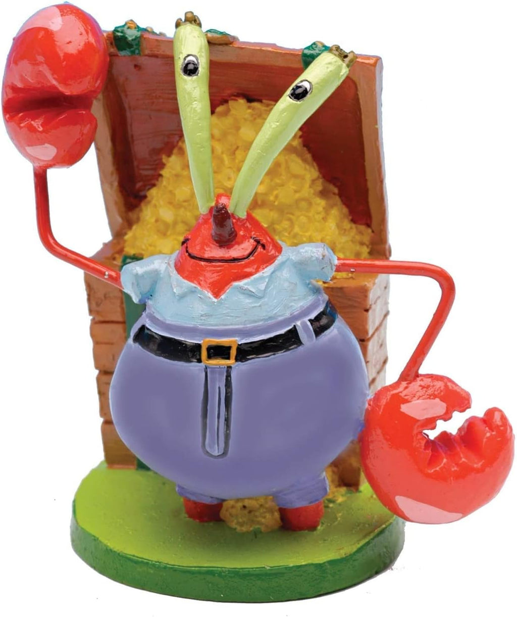 PennPlax Spongebob 7-Piece Officially Licensed Aquarium Ornament Set – Great for Saltwater and Freshwater Fish Tanks