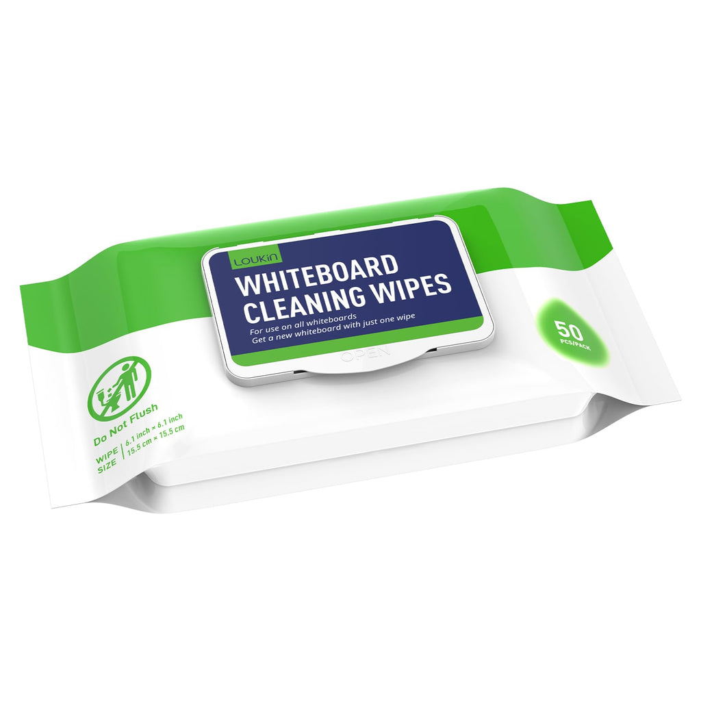 Dry Erase Wipes, Whiteboard Cleaning Wipes, 50 Count