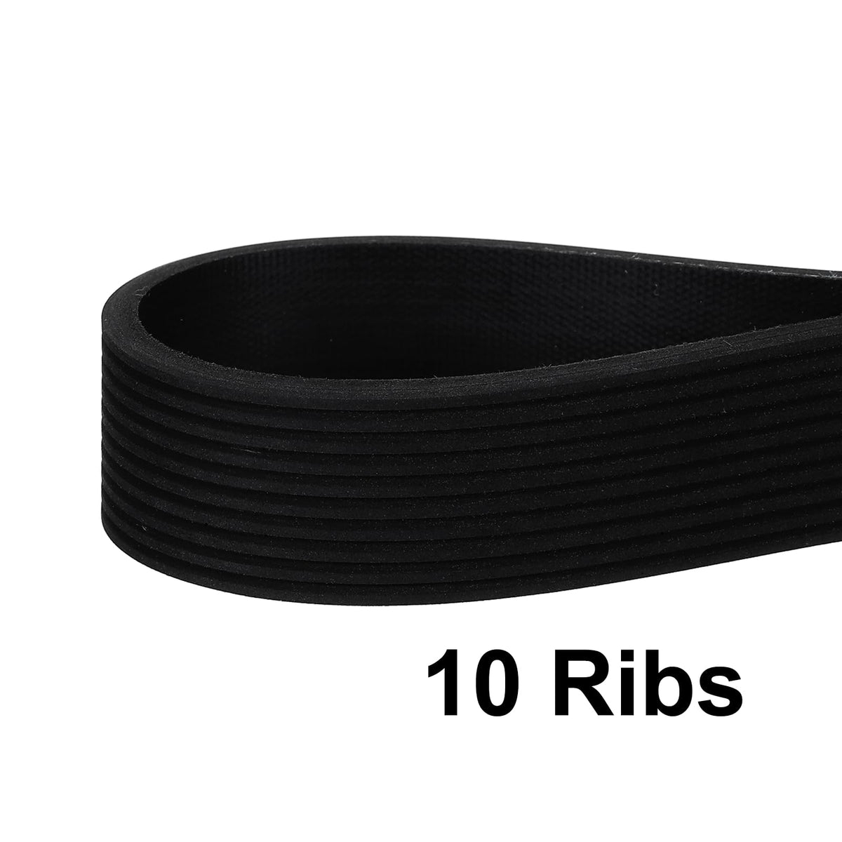 uxcell 900J10 PJ V-Ribbed Belt 10 Ribs 90" L x 0.92" W x 0.14" H, EPDM