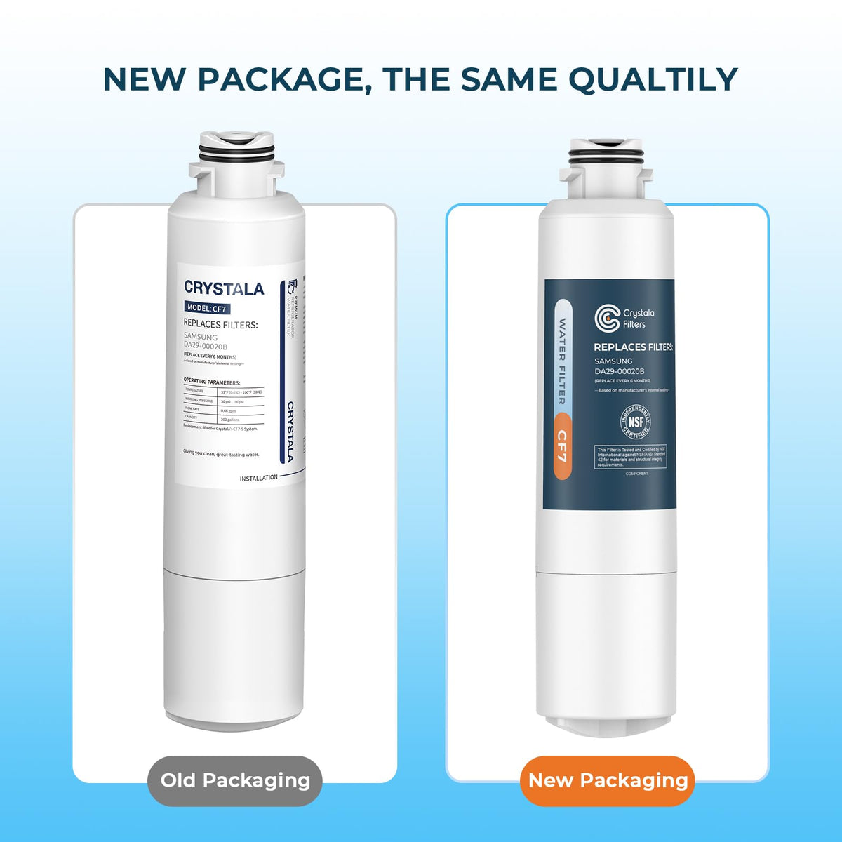 Compatible with Samsung Water Filter DA29-00020B 1 Pack
