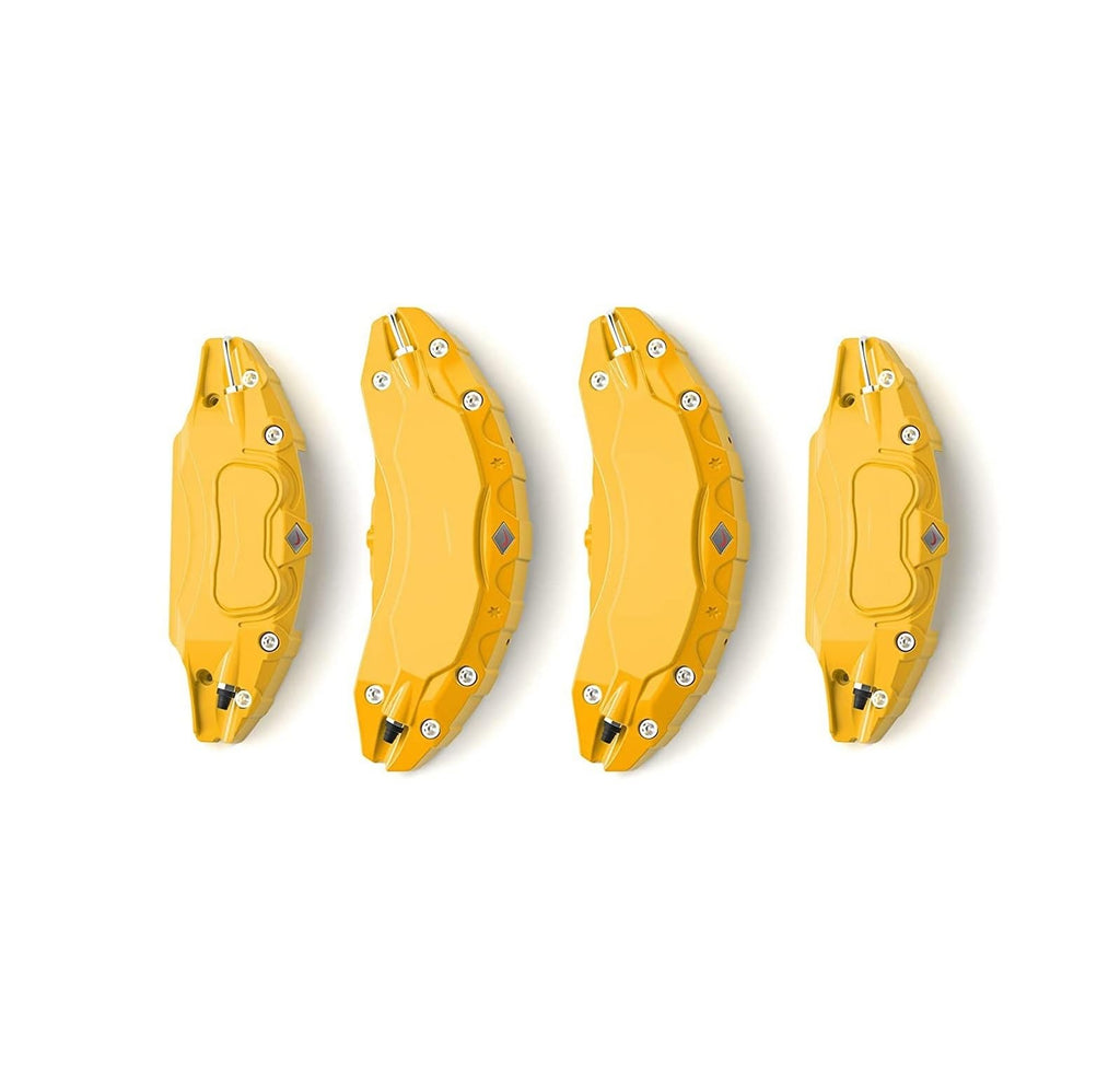 Brake Caliper Covers，Compatible For Tesla Model 3 2017-2023(Yellow)
