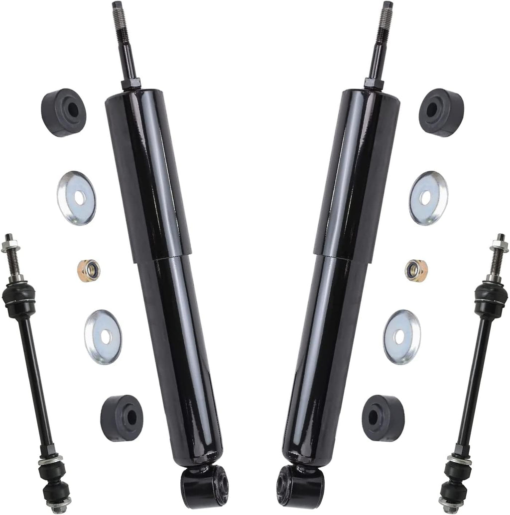 Detroit Axle - 4WD Front Shock Absorbers Kit for 2002-2005 Dodge Ram 1500