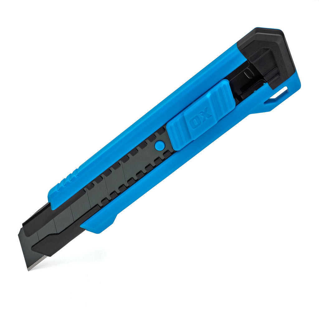 25mm Snap Off Utility Knife, Retractable Box Cutter with Slide Lock