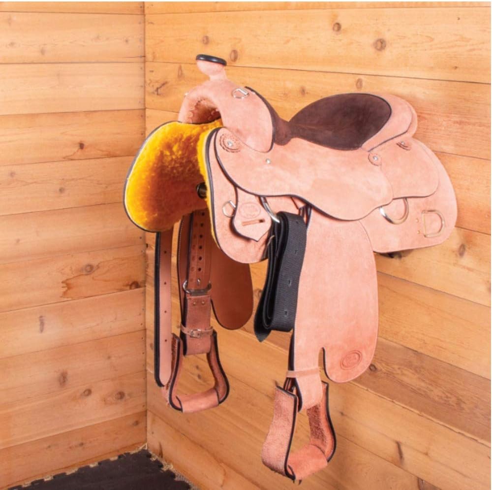Fold Down Western & English Saddle Rack for Horse | Durable & Versatile | Mountable Design | 5-Year Warranty
