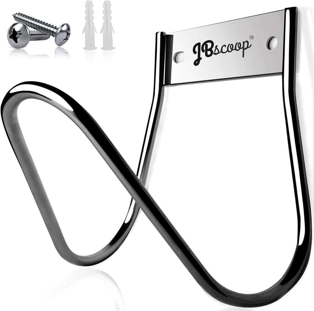 Garden Hose Holder Stainless Steel Small Wall Mount Garden Hose Hook, Ideal for Water, Air, Hydraulic Hose, Ropes