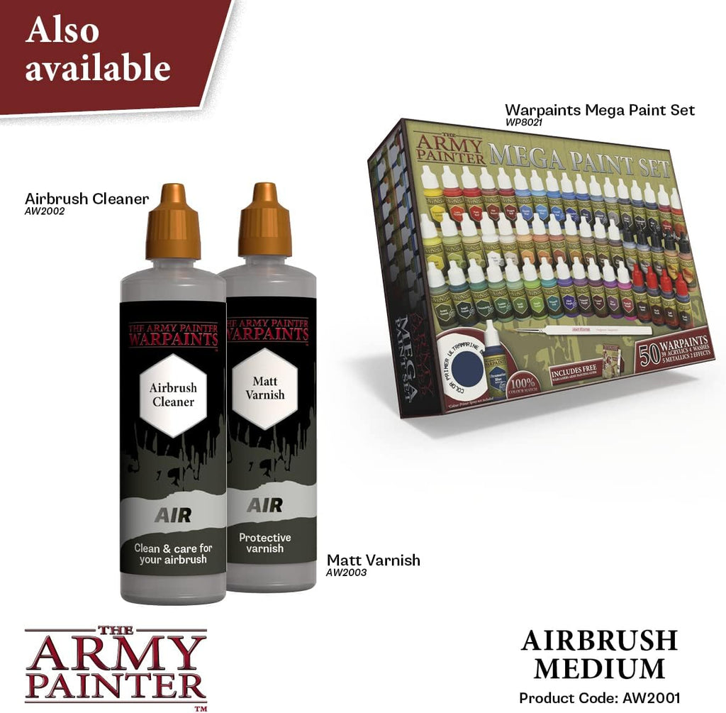 Airbrush Medium, 100 ml dropper bottle