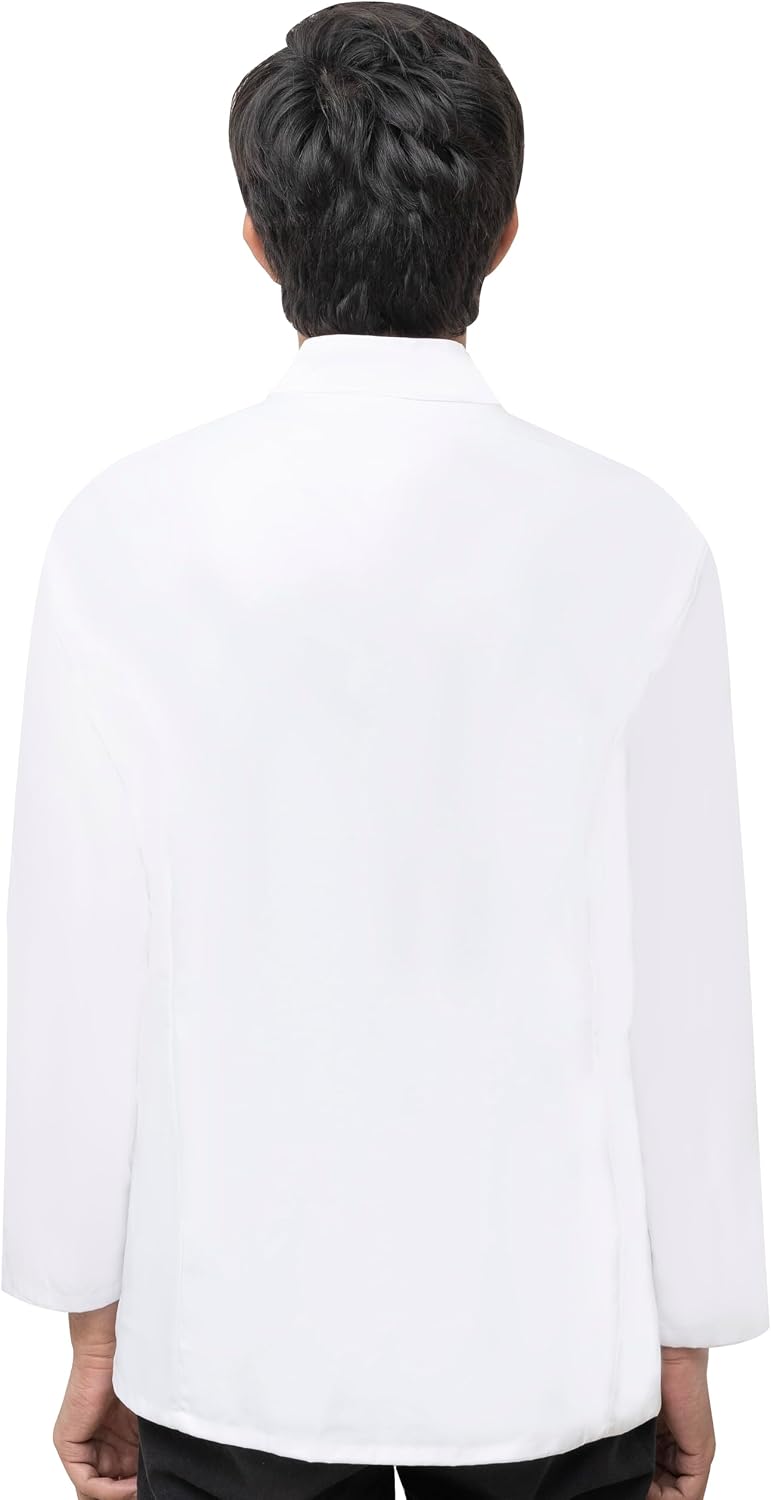 Professional Long Sleeves Chef Jacket/Chef Coat - Unisex, Adult, Modern Professional - Chefs, Culinary Professionals