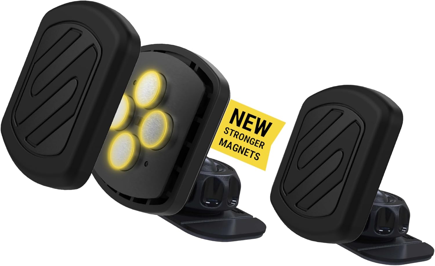 MXDM Magnetic Phone Holders for Your Car, Dashboard Cell Phone Holder with Extra Strong Magnet and Thick Metal Plate