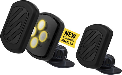 MXDM Magnetic Phone Holders for Your Car, Dashboard Cell Phone Holder with Extra Strong Magnet and Thick Metal Plate