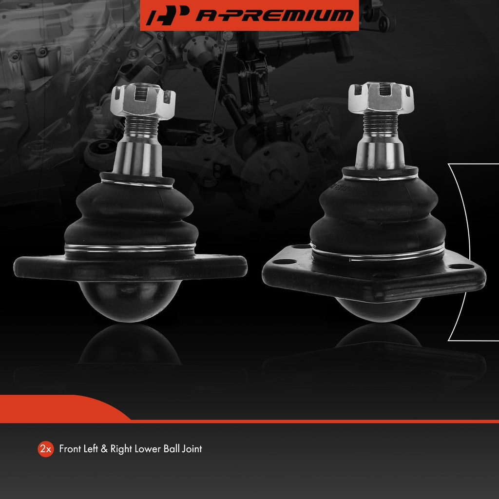 A-Premium 2-Pack Front Lower Ball Joint, Compatible with Chevrolet, GMC