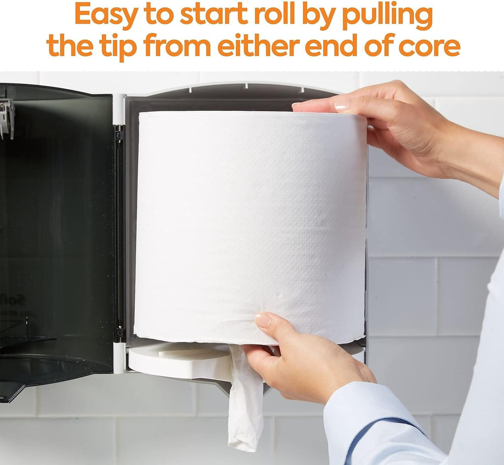 Professional Recycled Centerpull Paper Towels, 6 Rolls/Pack