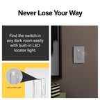 Legrand Radiant 450W LED Dimmer Light Switch 3-Way Rocker White 3-Pack