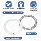 uxcell AXK100135 Thrust Needle Roller Bearings with Washers, ID 100mm