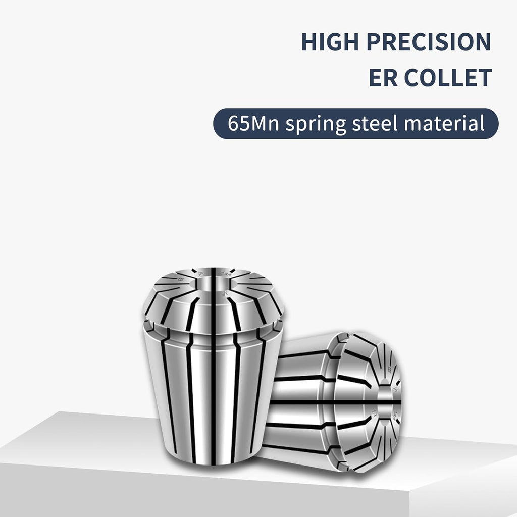 Tools ER20 1/4 Inch Size High Precision Spring Collets Set, Accuracy Within 0.008 mm,Within 5000RMP router collets For CNC Milling Engraving Chuck Lathe Tool Holder Workholding Engraving,1pcs