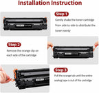 137 Black Toner Cartridge 2-Pack High Yield Replacement for Canon CRG-137